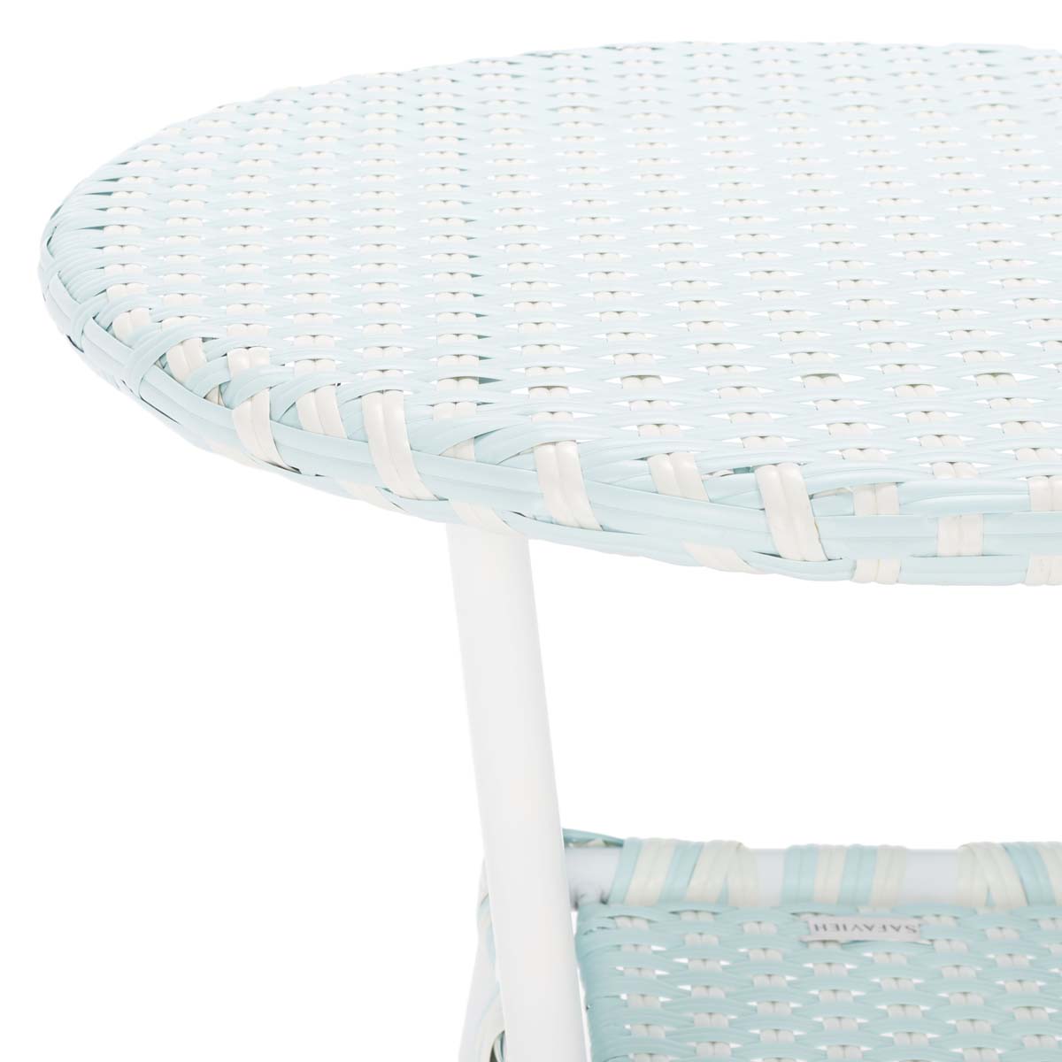 Safavieh California Bistro Table , PAT7536 - Baby Blue / White