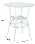 Safavieh California Bistro Table , PAT7536 - Baby Blue / White