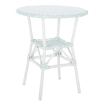 Safavieh California Bistro Table , PAT7536 - Baby Blue / White