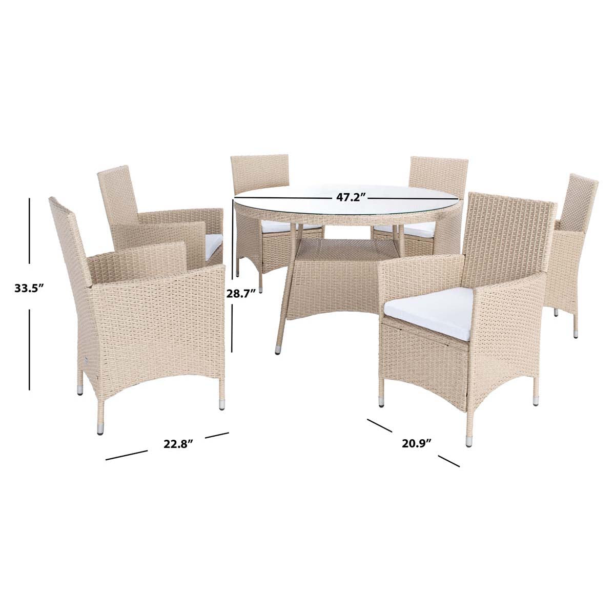 Safavieh Challe Dining Set , PAT7702