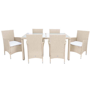 Safavieh Jolin 7 Pc Dining Set , PAT7706