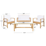 Safavieh Krissy Living Set , PAT7711 - Natural / White