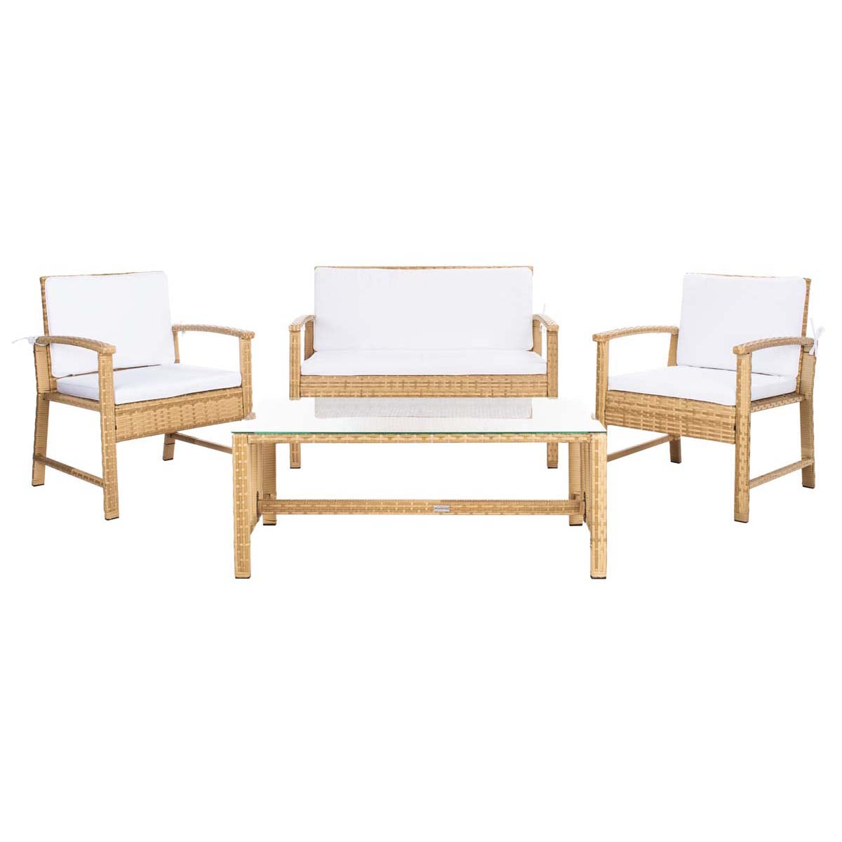 Safavieh Krissy Living Set , PAT7711 - Natural / White