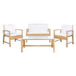 Safavieh Krissy Living Set , PAT7711 - Natural / White