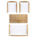 Safavieh Krissy Living Set , PAT7711 - Natural / White