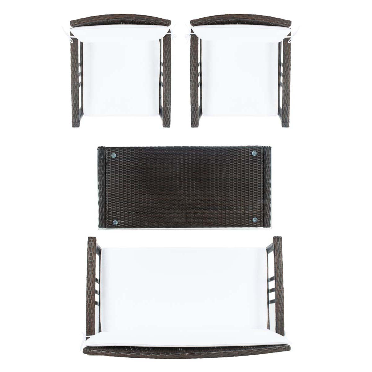 Brown/White Cushion - Brown/White Cushion