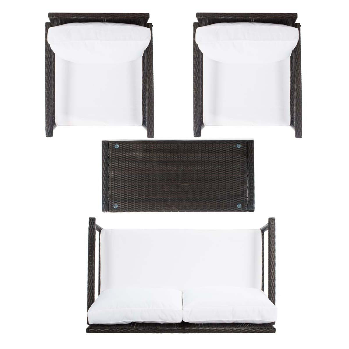 Brown/White Cushion - Brown/White Cushion