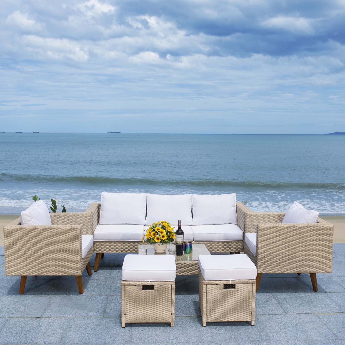 Safavieh Presla 6 Piece Living Set , PAT7715