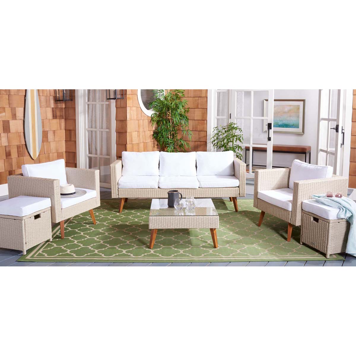 Safavieh Presla 6 Piece Living Set , PAT7715
