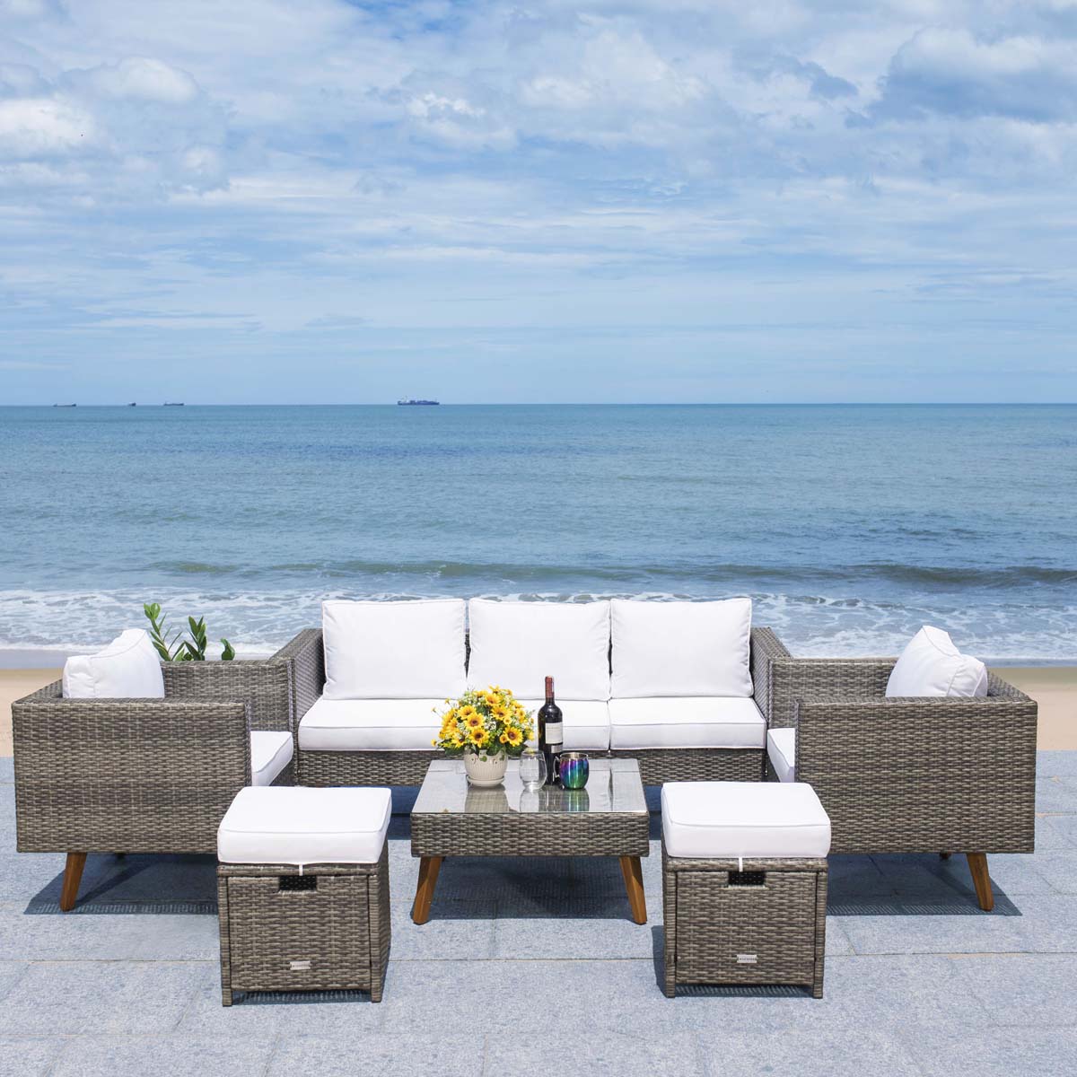 Safavieh Presla 6 Piece Living Set , PAT7715