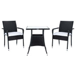 Safavieh Laban Bistro Set , PAT7718 - Black / White