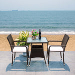 Safavieh Laban Bistro Set , PAT7718 - Black / White