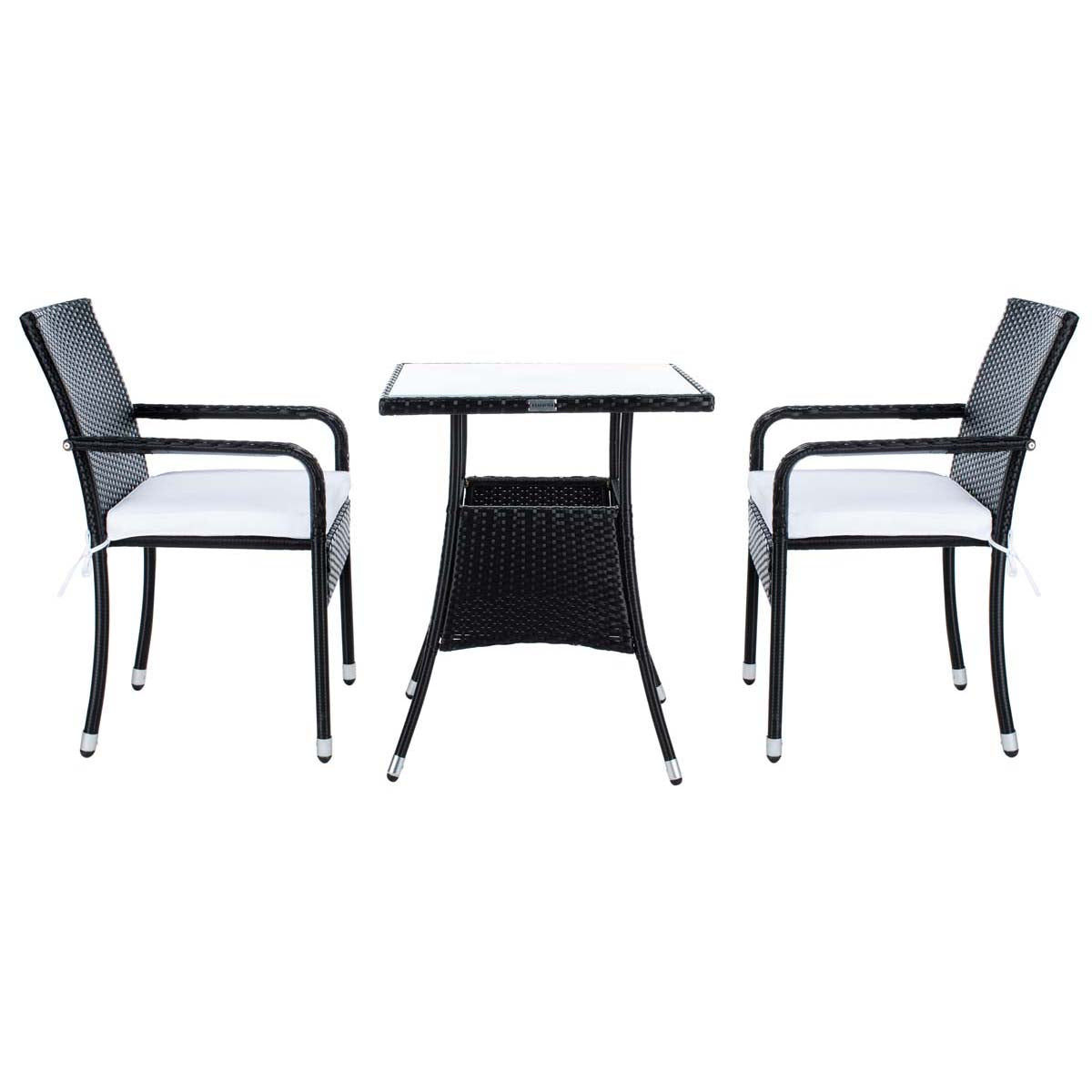 Safavieh Laban Bistro Set , PAT7718 - Black / White