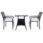 Safavieh Laban Bistro Set , PAT7718 - Black / White
