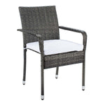 Safavieh Laban Bistro Set , PAT7718 - Grey Brown / White