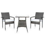 Safavieh Laban Bistro Set , PAT7718 - Grey Brown / White