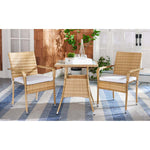 Safavieh Laban Bistro Set , PAT7718 - Natural / White