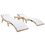Safavieh Carew 3 Piece Sun Lounger Set , PAT7720 - Natural