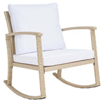 Safavieh Daire Rocking Chair , PAT7721 - Beige / White