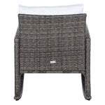 Safavieh Daire Rocking Chair , PAT7721 - Grey Brown / White