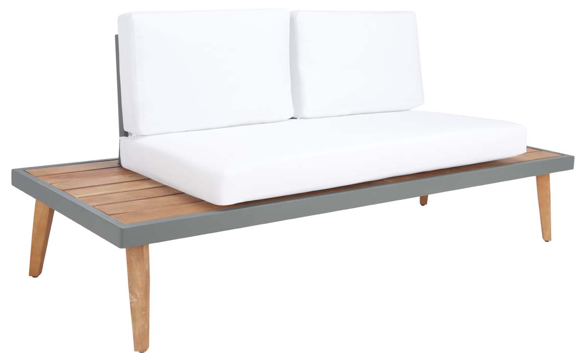 Safavieh Melbrook 6Pc Living Set/Black/White Cushion , PAT7723