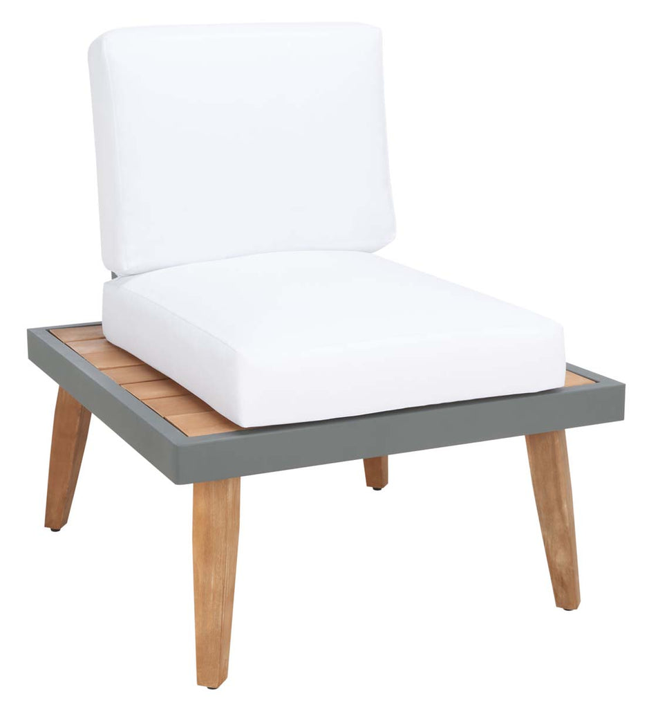 Safavieh Melbrook 6Pc Living Set/Black/White Cushion , PAT7723