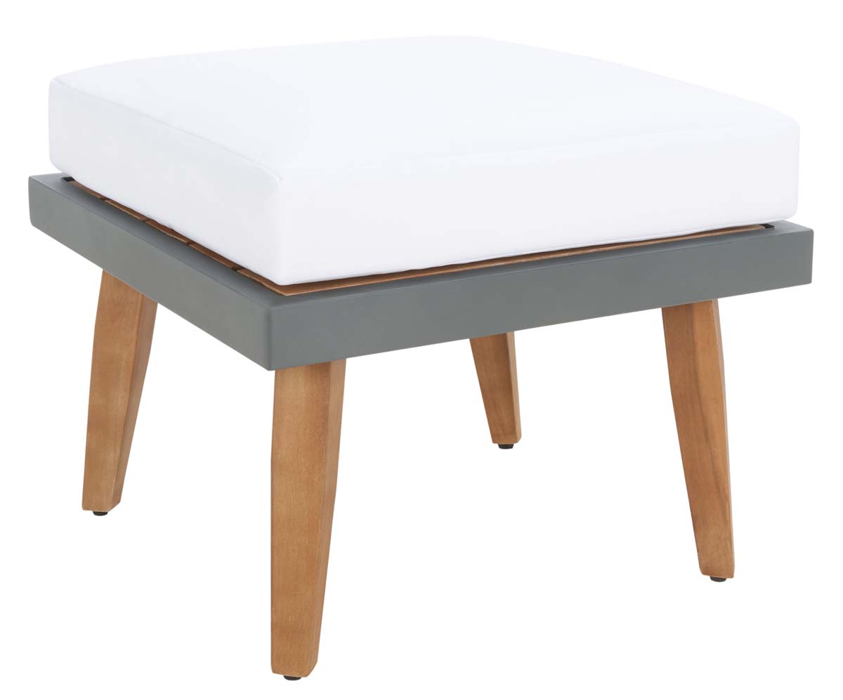 Safavieh Melbrook 6Pc Living Set/Black/White Cushion , PAT7723