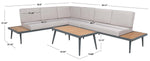Safavieh Guthrie Corner Living Set , PAT7724