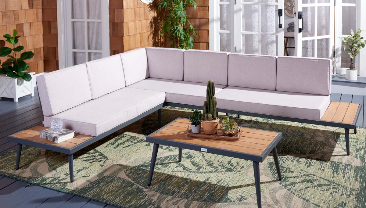 Safavieh Guthrie Corner Living Set , PAT7724