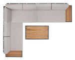 Safavieh Guthrie Corner Living Set , PAT7724