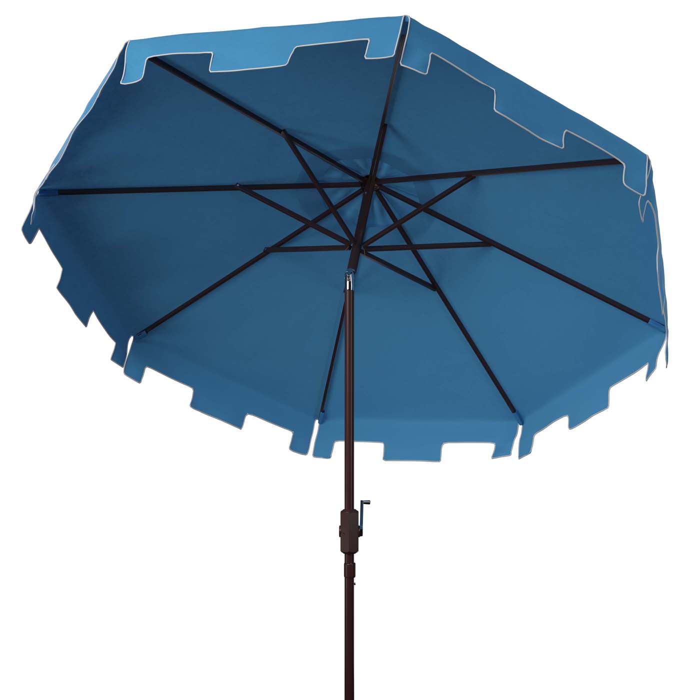Safavieh Zimmerman 9 Ft Market Umbrella , PAT8000  - Blue
