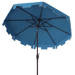 Safavieh Zimmerman 9 Ft Market Umbrella , PAT8000  - Blue