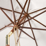 Safavieh Cannes 9Ft Wooden Outdoor Umbrella , PAT8009