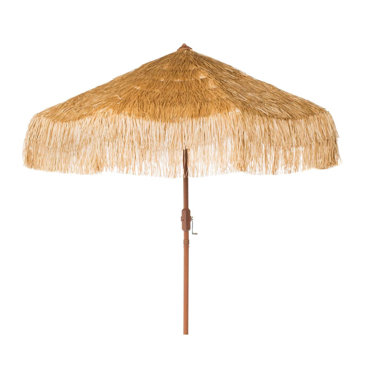 Safavieh Tiki 9Ft Crank Umbrella , PAT8012