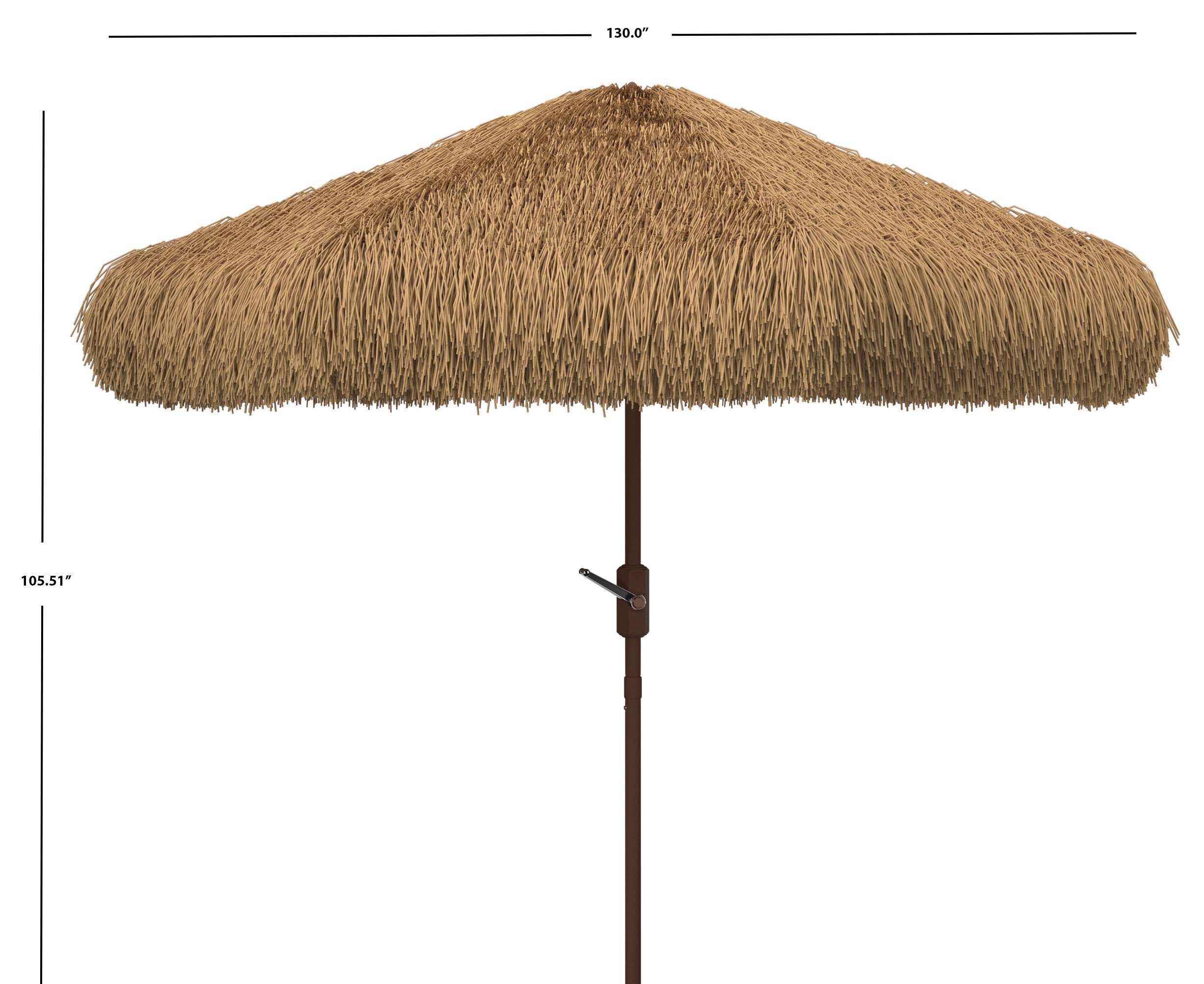 Safavieh Nemery 11Ft Tiki Umbrella , PAT8112 - Tiki