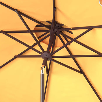 Safavieh Elegant Valance 9Ft Double Top Umbrella , PAT8206