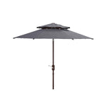 Safavieh Athens 9Ft Double Top Crank Umbrella , PAT8207