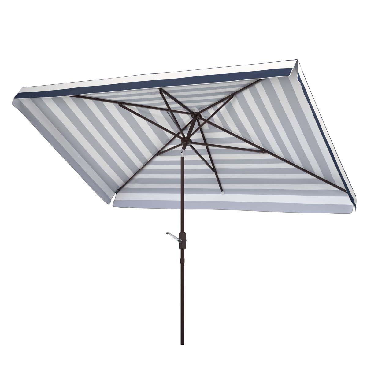 Safavieh Elsa Fashion Line 6.5 X 10 Ft Rect Umbrella , PAT8303 - Black/White