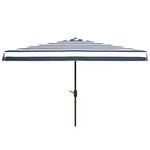 Safavieh Elsa Fashion Line 6.5 X 10 Ft Rect Umbrella , PAT8303 - Navy/White
