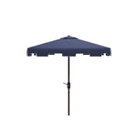 Safavieh Zimmerman 7.5 Ft Square Market Umbrella , PAT8400 - Navy/White