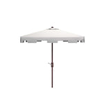 Safavieh Zimmerman 7.5 Ft Square Market Umbrella , PAT8400 - White