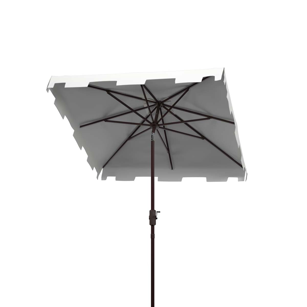 Safavieh Zimmerman 7.5 Ft Square Market Umbrella , PAT8400 - White