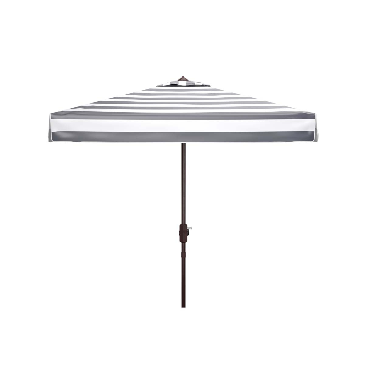 Safavieh Elsa Fashion Line 7.5 Ft Square Umbrella , PAT8403 - Black/White
