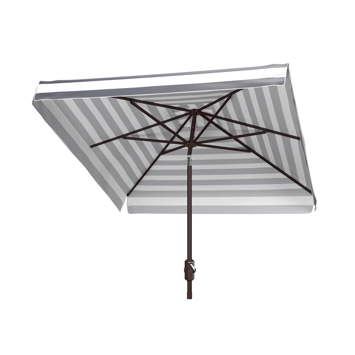 Safavieh Elsa Fashion Line 7.5 Ft Square Umbrella , PAT8403 - Black/White