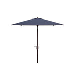 Safavieh Athens 7.5 Ft Square Crank Umbrella , PAT8407 - Navy/White