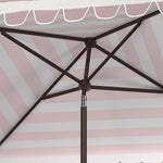 Safavieh Vienna 7.5 Ft Square Crank Umbrella , PAT8411