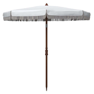 Safavieh Estonia 6.5 Ft Fringe Beach Umbrella, PAT8500