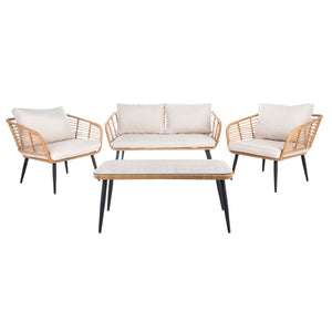 Safavieh Harrley 4Pc Living Set , PAT9006