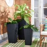 Safavieh Lendson 3 Pc Flower Pot Set , PAT9020 - Black