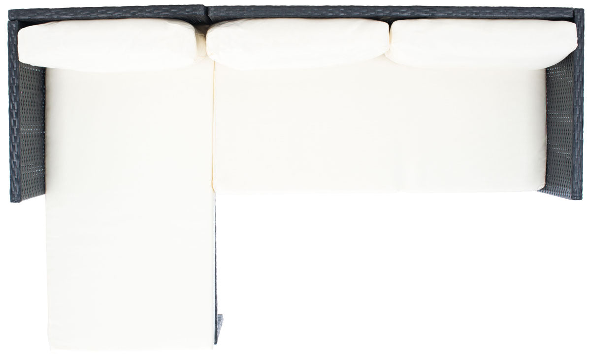 Safavieh Bronson 3 Pc Sofa Set , PAT9022 - Black/Beige